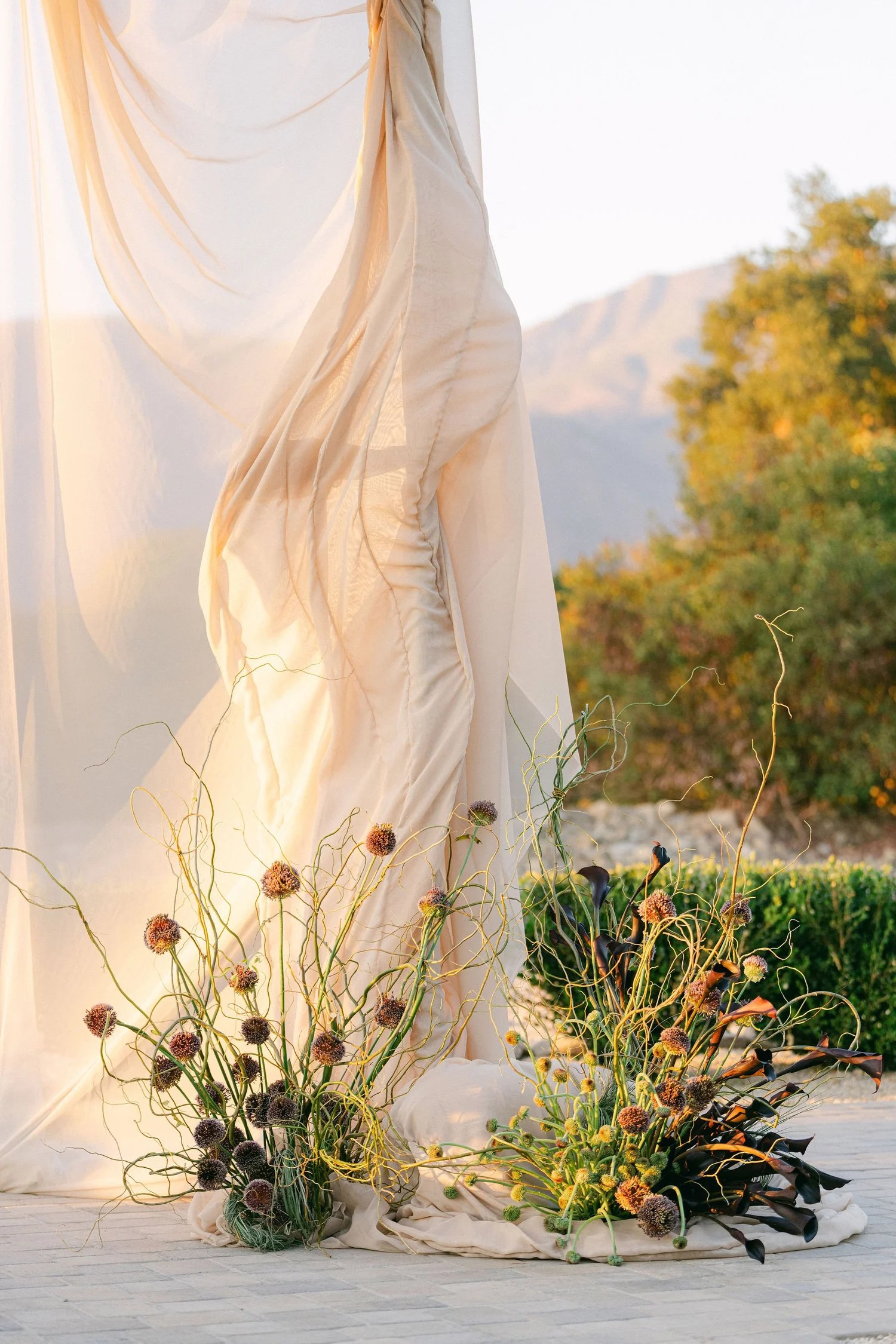 Private event floral styling